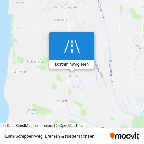 Ehm-Schipper-Weg Karte