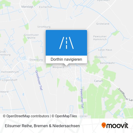 Eilsumer Reihe Karte