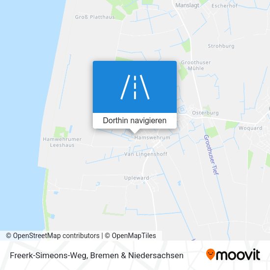 Freerk-Simeons-Weg Karte