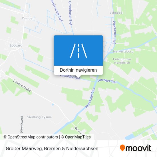 Großer Maarweg Karte