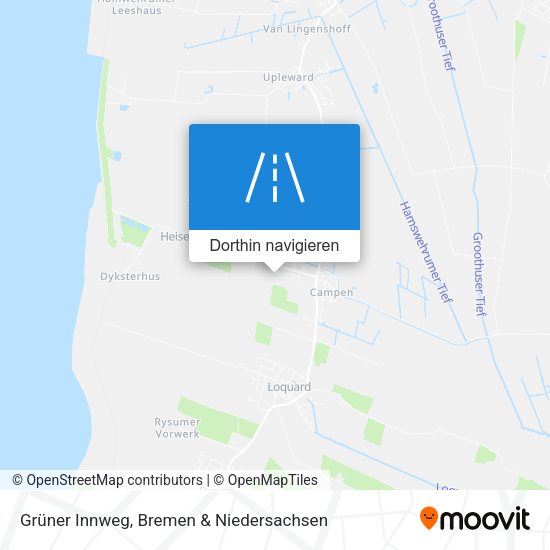 Grüner Innweg Karte