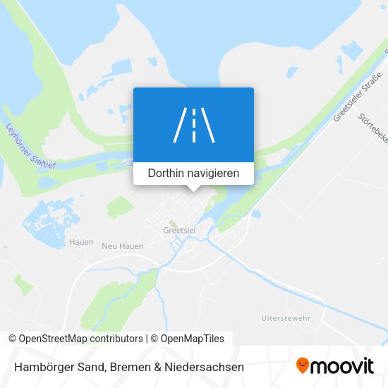 Hambörger Sand Karte