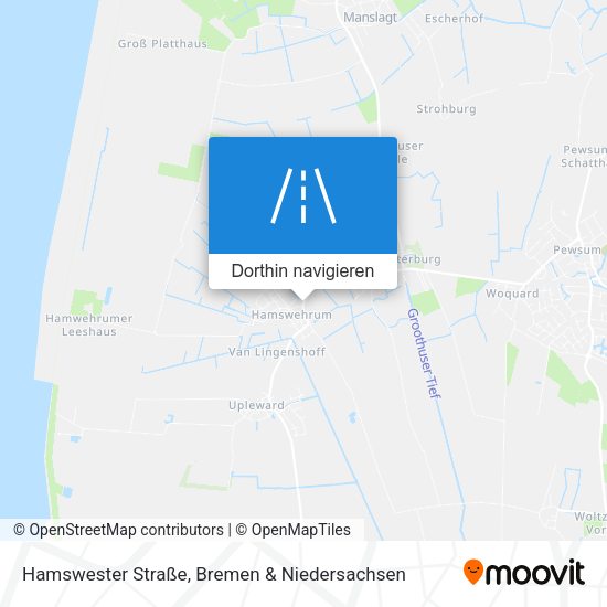 Hamswester Straße Karte