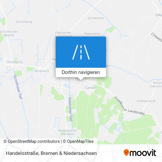 Handelsstraße Karte