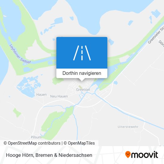 Hooge Hörn Karte