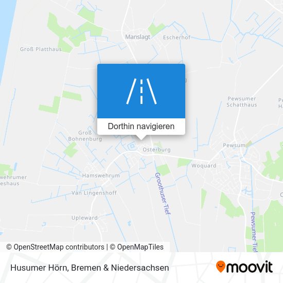 Husumer Hörn Karte