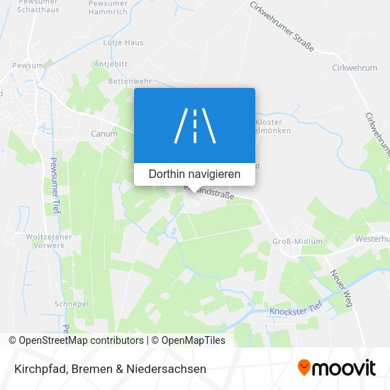 Kirchpfad Karte