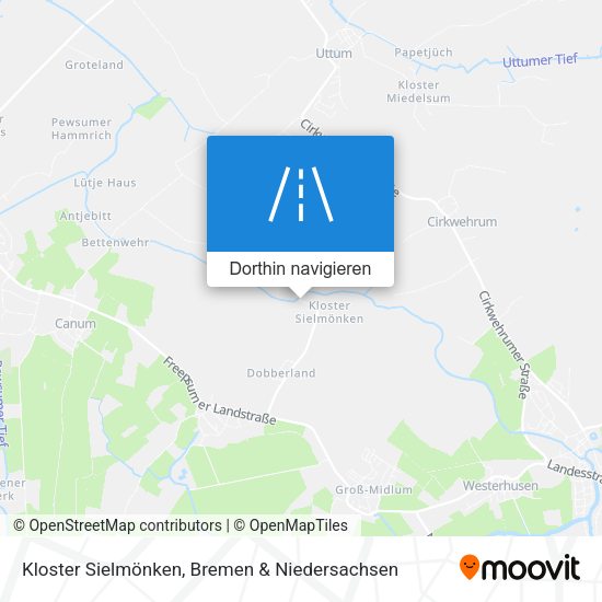 Kloster Sielmönken Karte