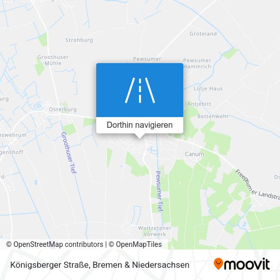 Königsberger Straße Karte