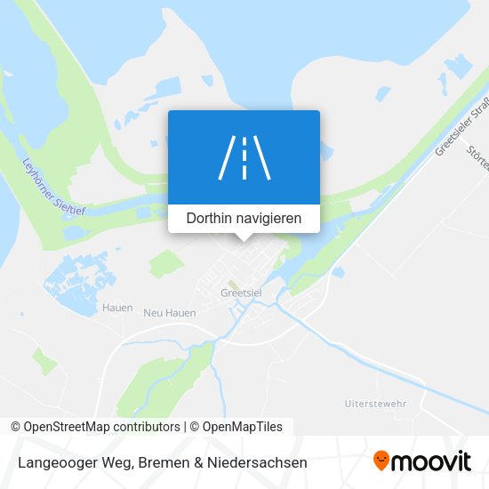 Langeooger Weg Karte