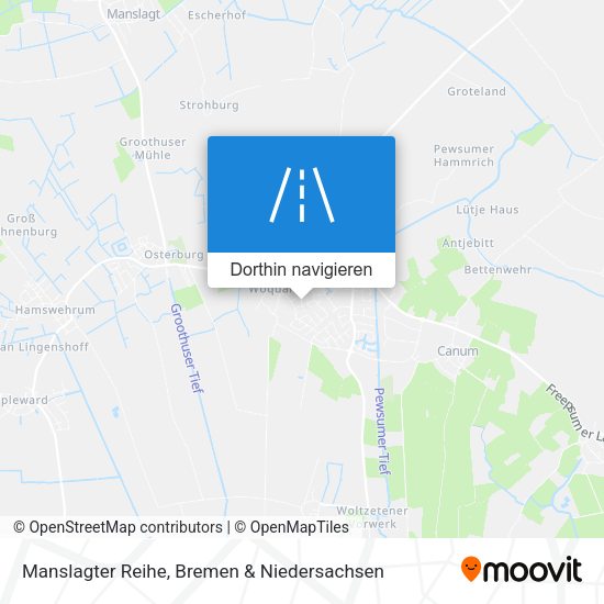 Manslagter Reihe Karte
