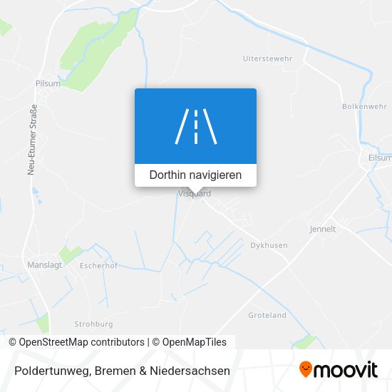 Poldertunweg Karte