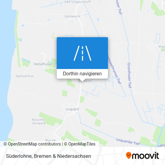 Süderlohne Karte
