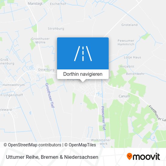 Uttumer Reihe Karte