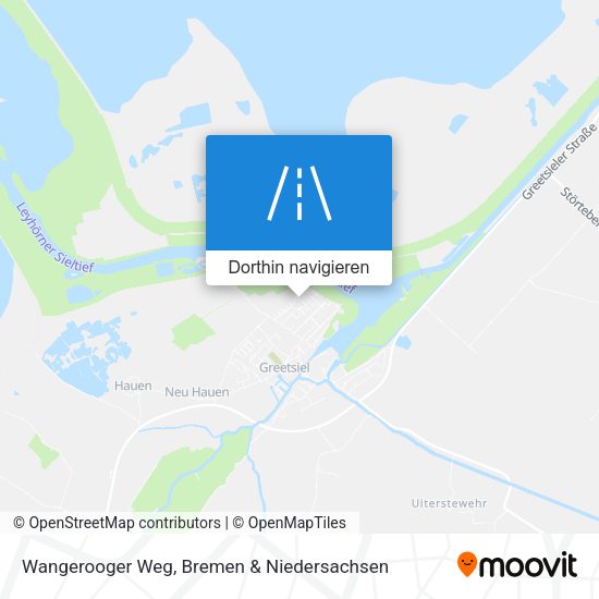 Wangerooger Weg Karte