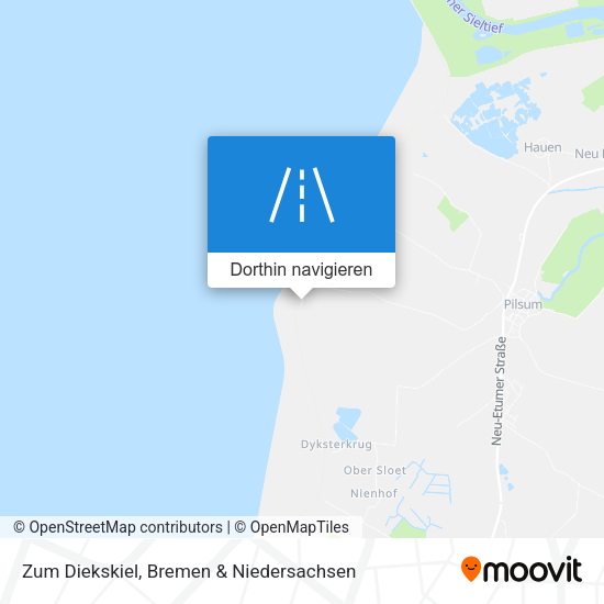 Zum Diekskiel Karte