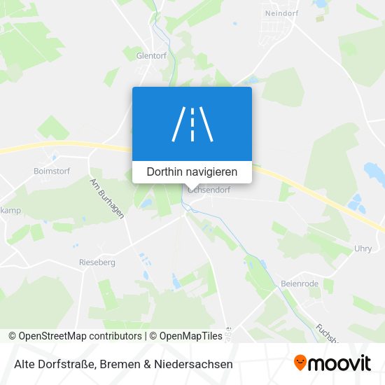 Alte Dorfstraße Karte