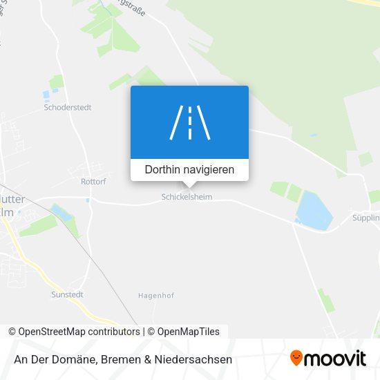 An Der Domäne Karte