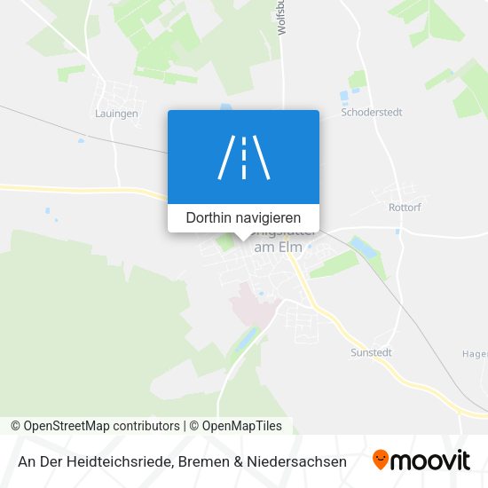 An Der Heidteichsriede Karte
