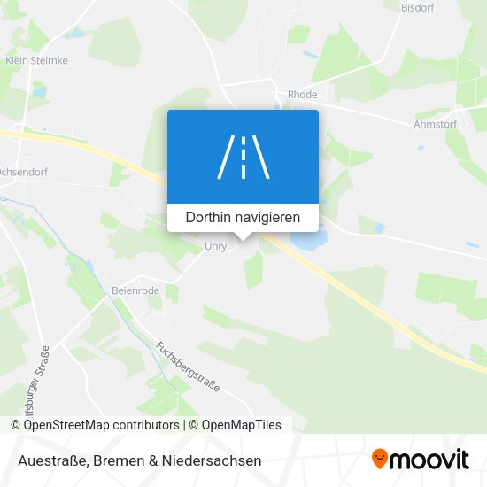 Auestraße Karte