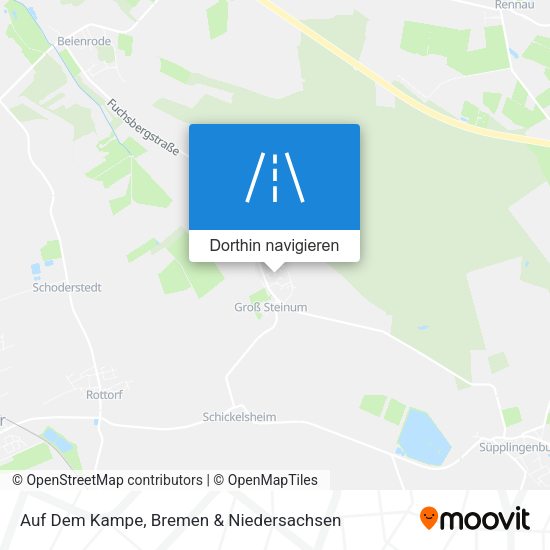 Auf Dem Kampe Karte