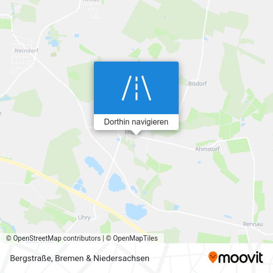 Bergstraße Karte