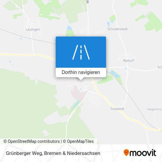 Grünberger Weg Karte