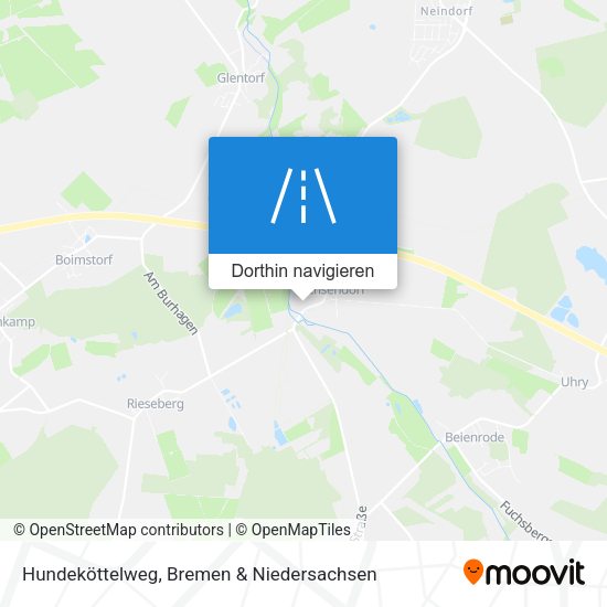 Hundeköttelweg Karte