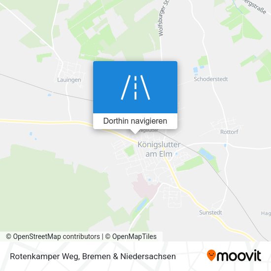 Rotenkamper Weg Karte
