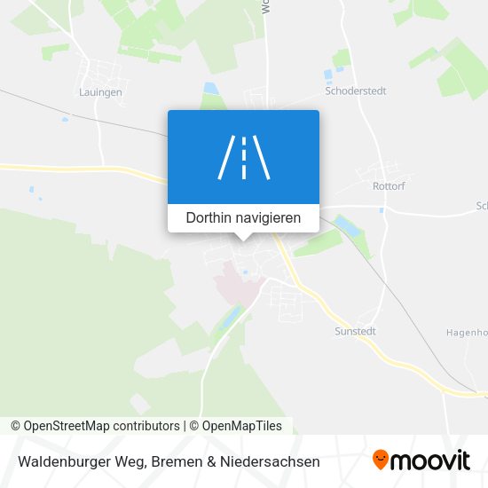 Waldenburger Weg Karte