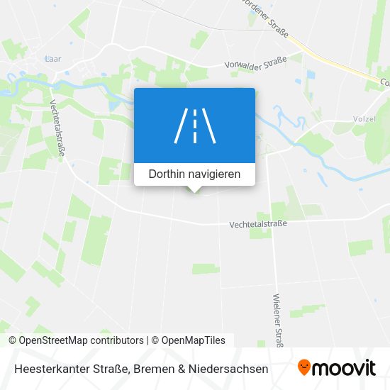 Heesterkanter Straße Karte