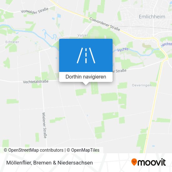 Möllenflier Karte
