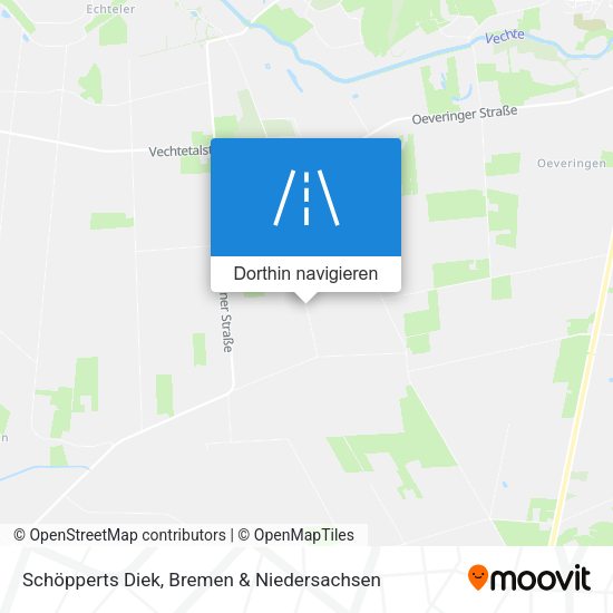 Schöpperts Diek Karte