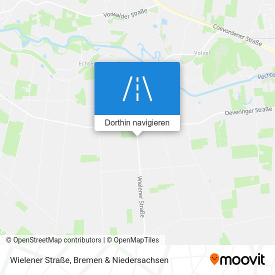 Wielener Straße Karte
