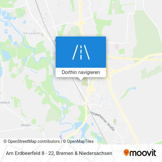 Am Erdbeerfeld 8 - 22 Karte