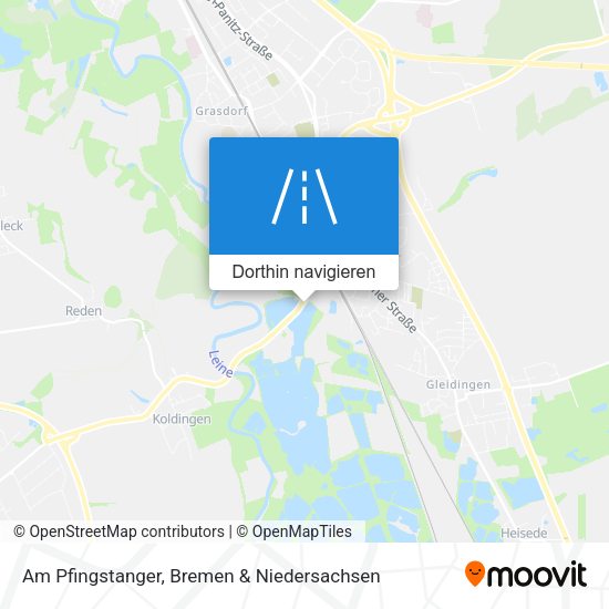 Am Pfingstanger Karte