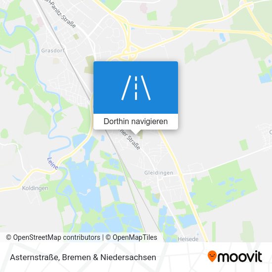 Asternstraße Karte