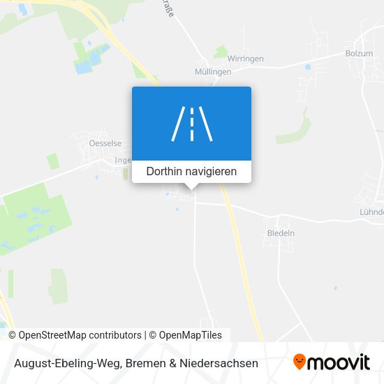 August-Ebeling-Weg Karte