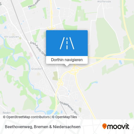 Beethovenweg Karte