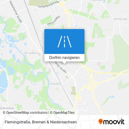 Flemingstraße Karte