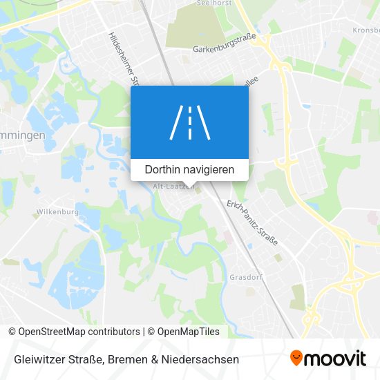 Gleiwitzer Straße Karte