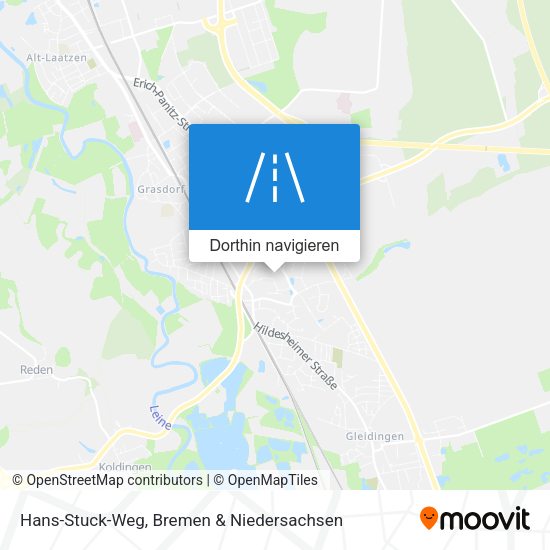 Hans-Stuck-Weg Karte