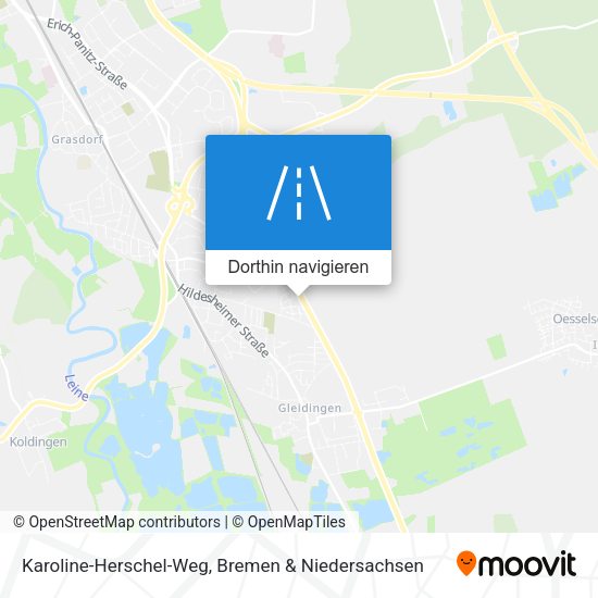 Karoline-Herschel-Weg Karte