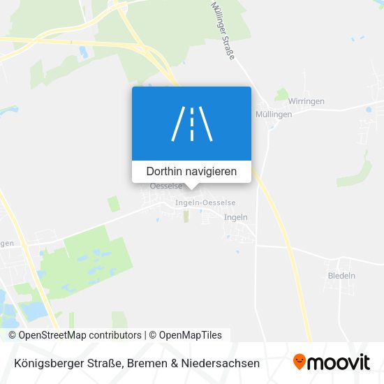 Königsberger Straße Karte