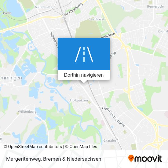 Margeritenweg Karte