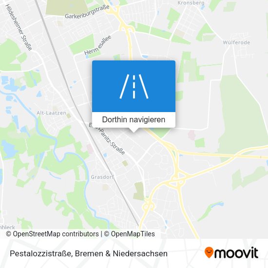 Pestalozzistraße Karte