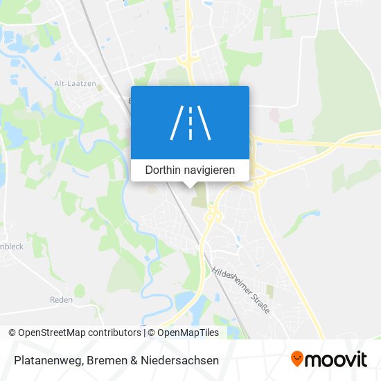 Platanenweg Karte