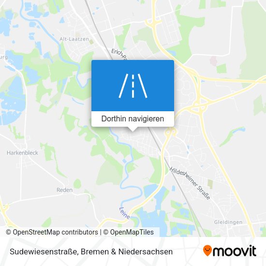 Sudewiesenstraße Karte