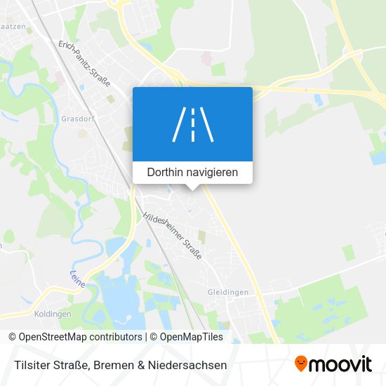 Tilsiter Straße Karte