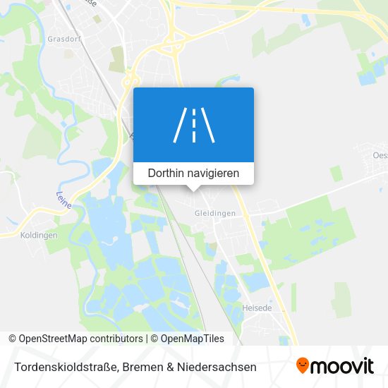 Tordenskioldstraße Karte